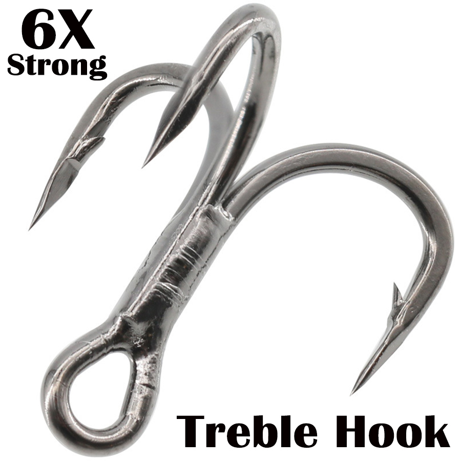 Fishing Hook Assortment - Pancing Kait Treble 6X Kuat Baja