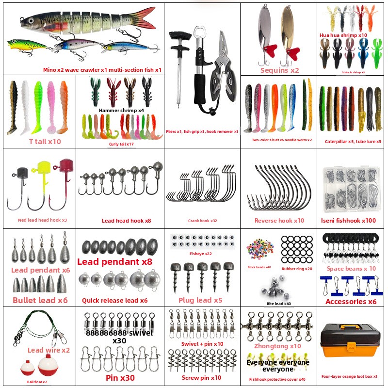 Kotak Penyimpanan 547 Buah den - Fishing Hook ulasan dan harga