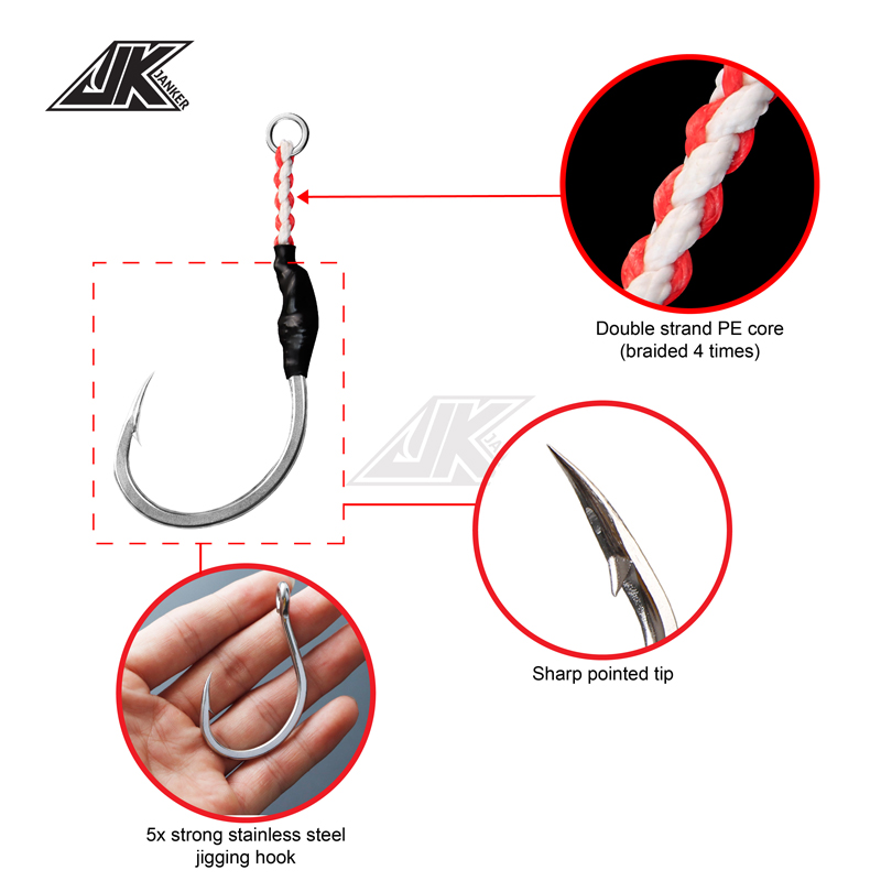 JK HVS Kekuatan Berat Membantu - Fishing Hook Assortment ulasan dan harga
