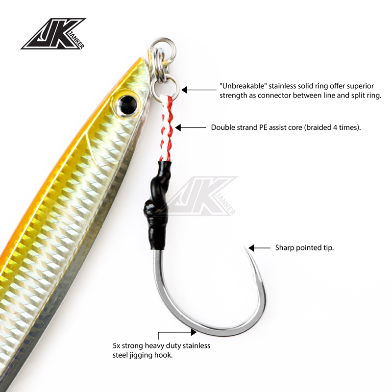 JK HVS Kekuatan Berat Membantu - Fishing Hook Assortment ulasan dan harga